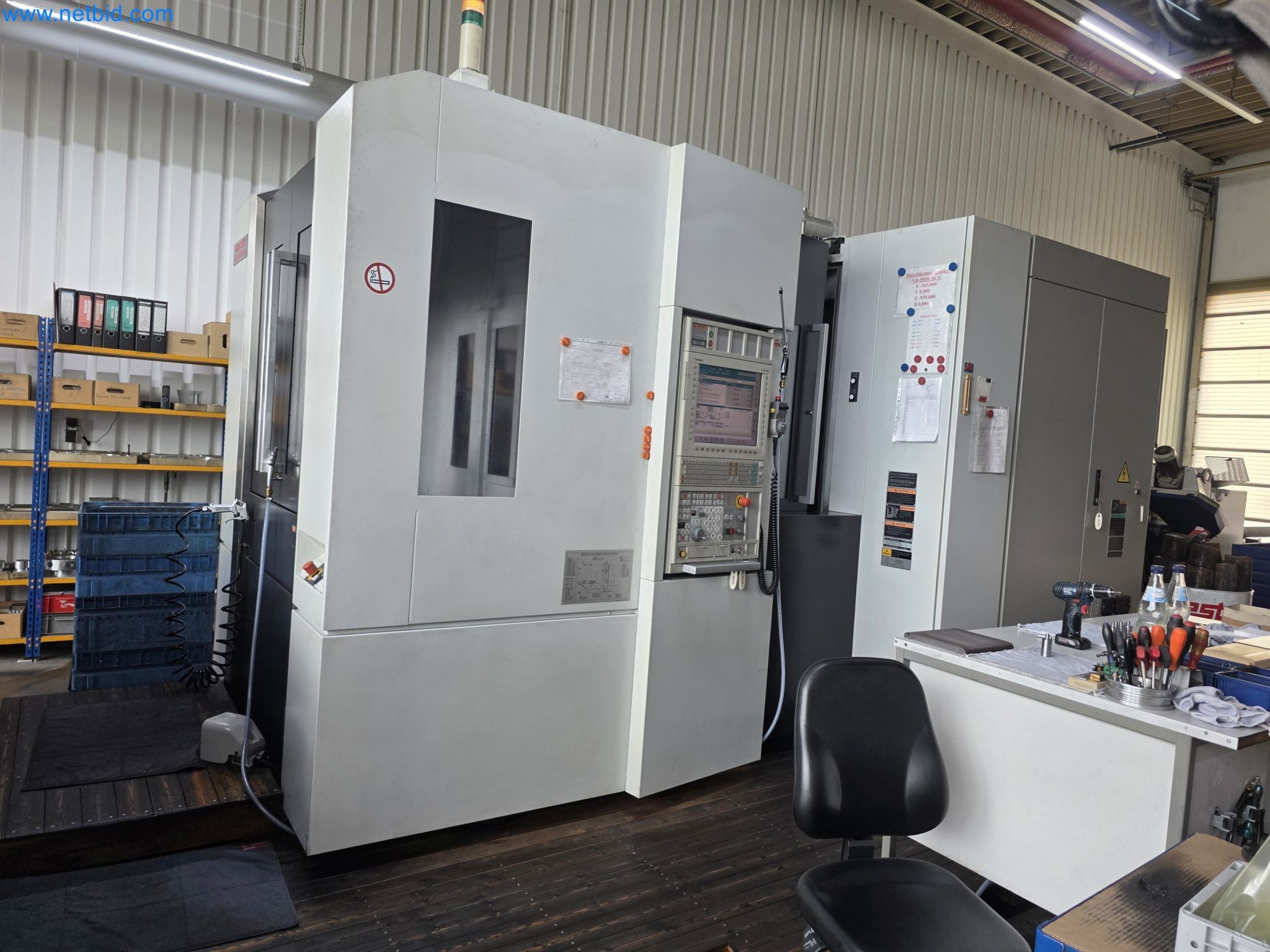 4-Achsen-Metall-Bearbeitungszentrum Mori Seiki NH5000DCG/40